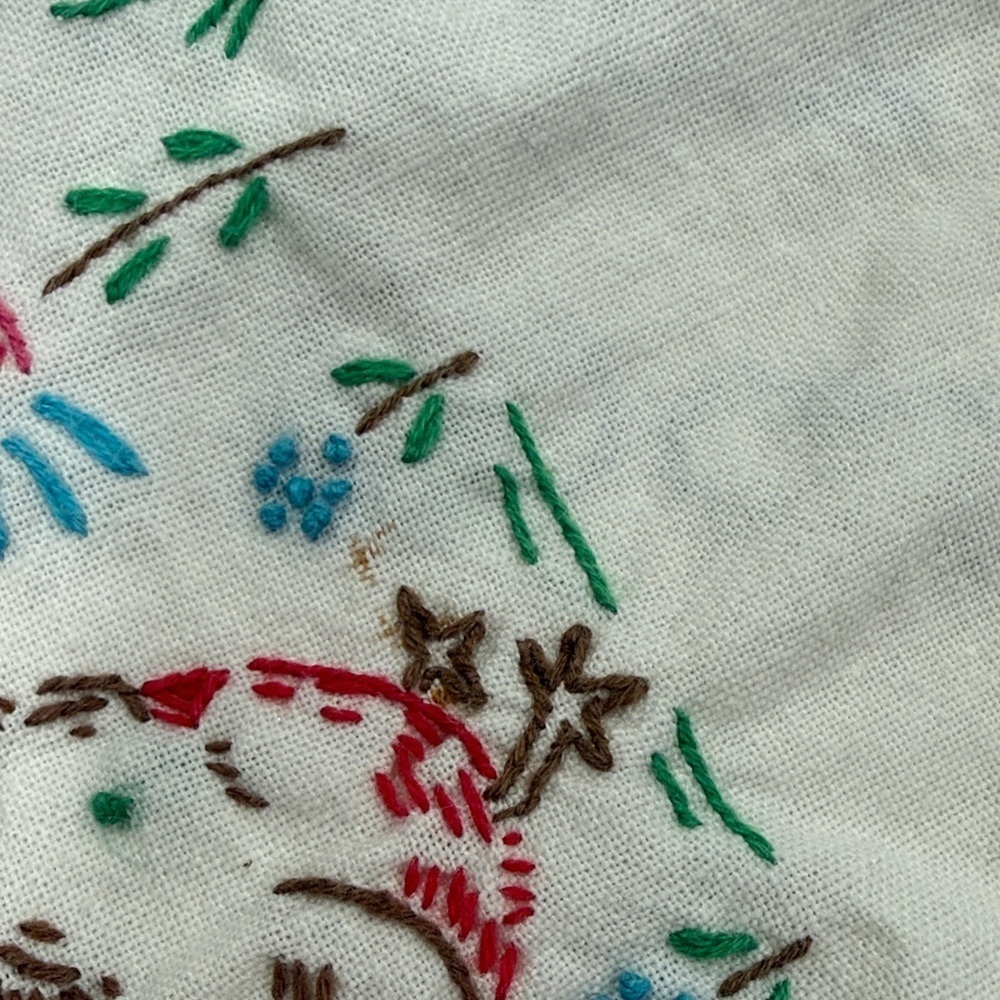 Vintage Farmhouse Rooster and Chickens Tablecloth - Picture 9 of 13